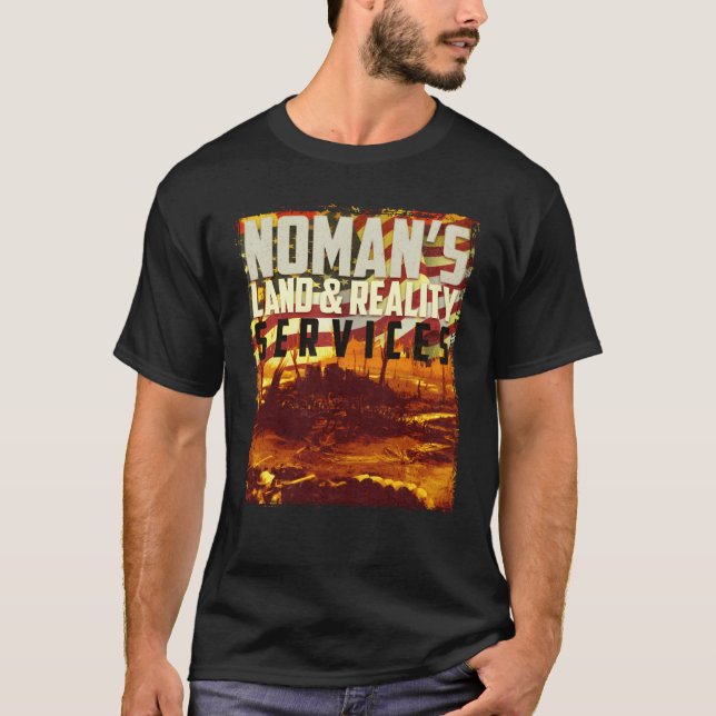 No Mans Land And Realty Services Military History  T Shirt (Framsida)