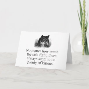 No Matter How Much Cats Fight Kort