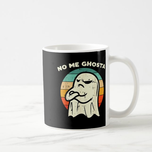 No Me Ghosta Funny Ghost Mexican Halloween Men Wom Kaffemugg (Höger)