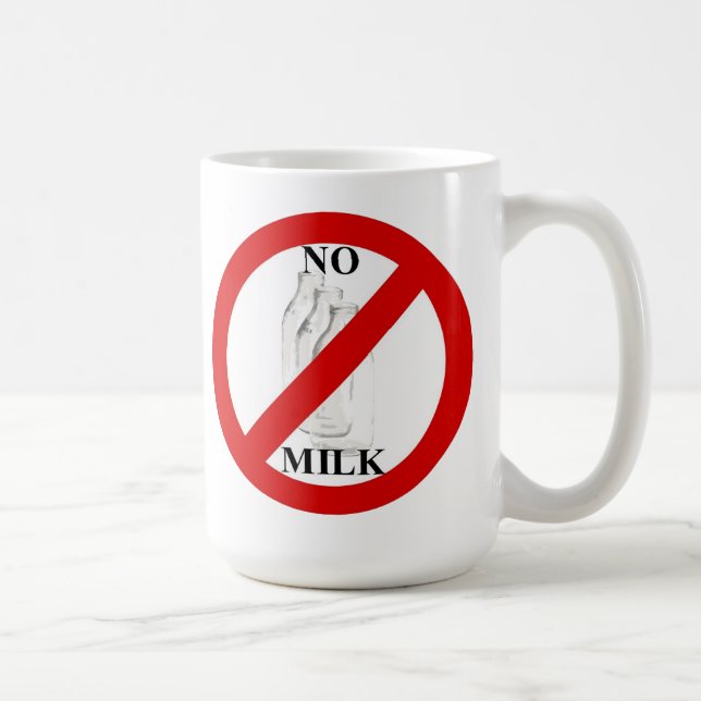 No mjölk kaffemugg (Höger)
