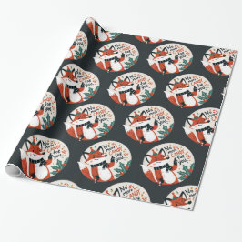 No more candy for you Christmas Fox Presentpapper