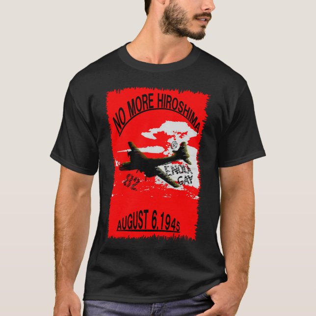 NO MORE HIROSHIMA T-SHIRT (Framsida)
