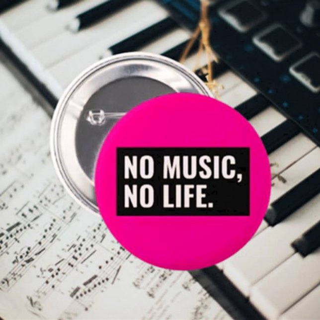 No Music No Life-knapp – Höj volymen Knapp (Skapare uppladdad)