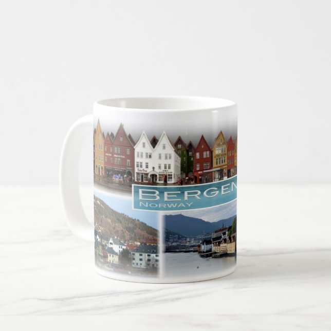 NO Norge - Bergen - Kaffemugg (Framsida vänster)