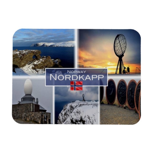 NO Norge - Nordkapp - Nordkapp - Magnet (Horisontell)