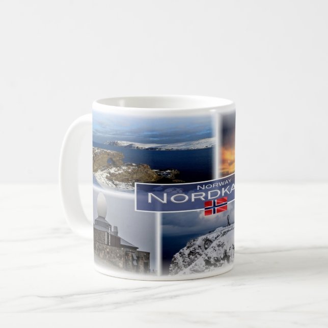 NO Norge - Nordkapp - North Cape - Kaffemugg (Framsida vänster)