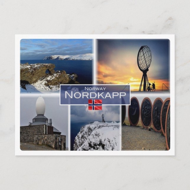 NO Norge - Nordkapp - North Cape - Vykort (Framsida)