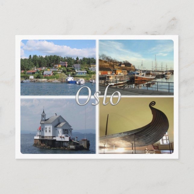 NO Norge - Oslo - Vykort (Framsida)