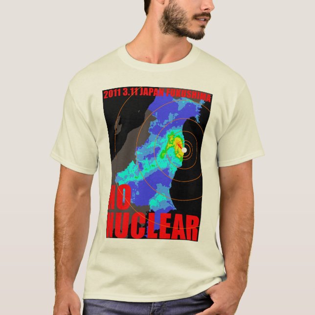 NO NUCLEAR MAP T-SHIRT (Framsida)