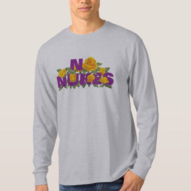NO NUKES - RO UPPDRAG officiell Långärmad T Shirt (Framsida)