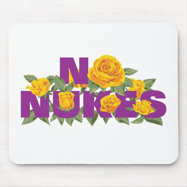 NO NUKES - RO UPPDRAG officiell Mouse Pad Musmatta (Framsidan)