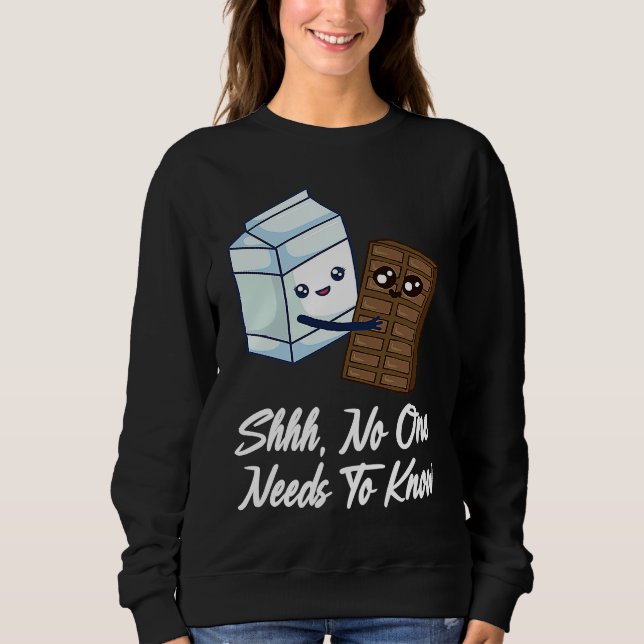 No One Needs To Know  Chocolate Milk Food  Graphic T Shirt (Framsida)