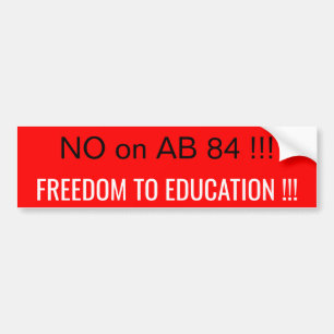 NO på AB 84 Bildekal