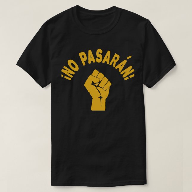 No Pasaran - De ska inte passera T-shirt (Design framsida)