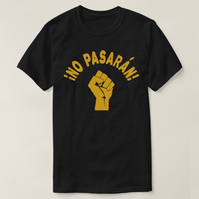 No Pasaran - De ska inte passera T-shirt (Design framsida)
