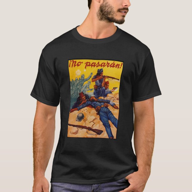 No pasarán Guerra Civil T Shirt (Framsida)