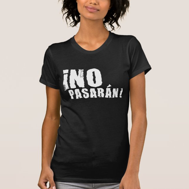 no pasaran tee (Framsida)