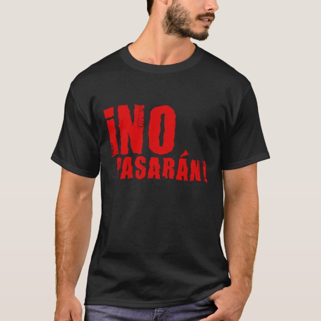 no pasaran tee shirt (Framsida)