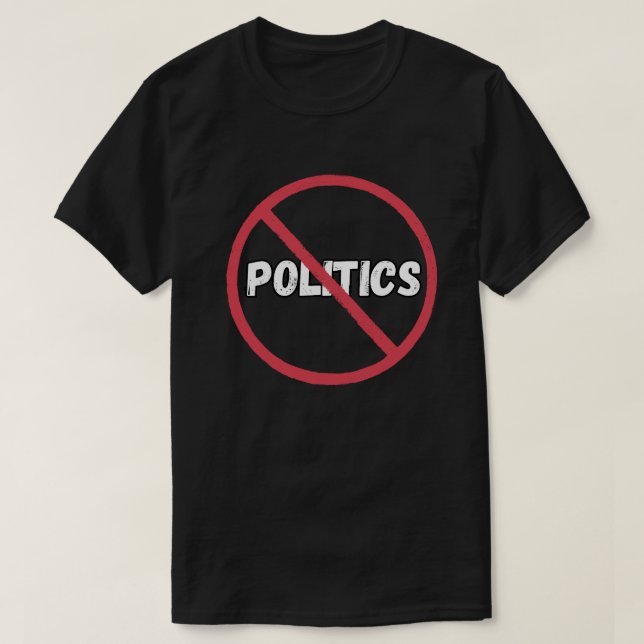 NO POLITIK T SHIRT (Design framsida)