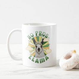 No Prob-Llama Boho Llama Kaffemugg