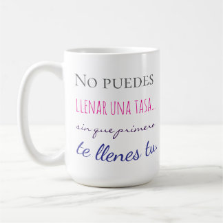 no puedes llenar una tasa sin que primero te llen kaffemugg