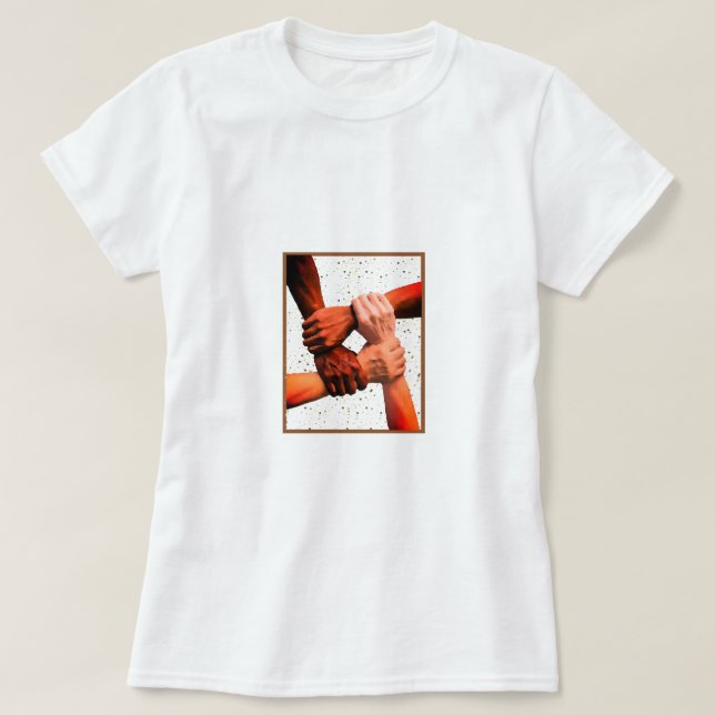 No-Racism T Shirt (Design framsida)