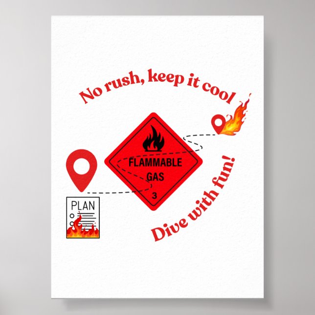 No Rush Keep It Cool Trucker Poster (Framsidan)