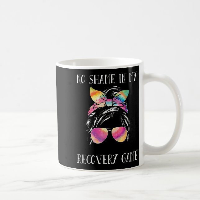 No Shame In My Recovery Game Motivational Emwermen Kaffemugg (Höger)