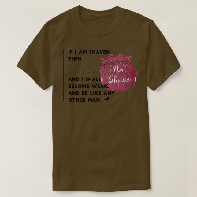 No Shave 4 T Shirt (Design framsida)