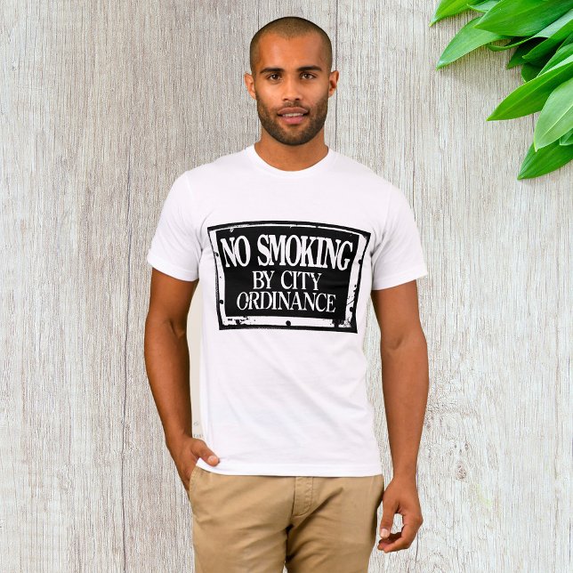 No Smoking By City Ordinance Mens T-Shirt (Skapare uppladdad)