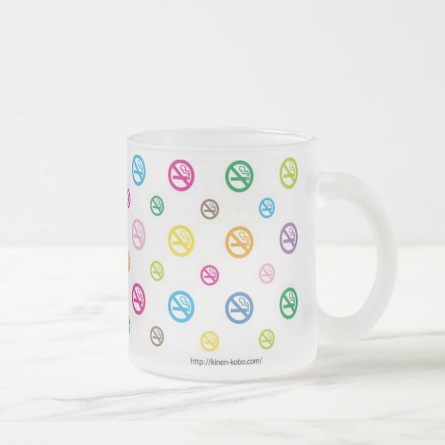 No smoking_frost mag_w frostad glasmugg (Höger)