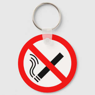 NO Smoking Sign - UK Signage Nyckelring