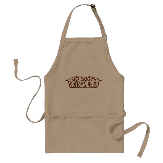 No Soggy Grund Pastry Apron - Brown Förkläde (Framsidan)