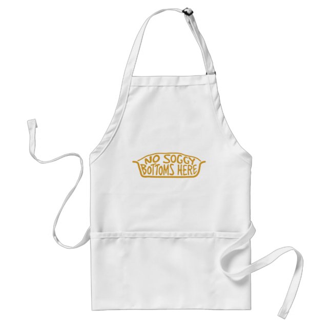 No Soggy Grund Pastry Apron - Tan Förkläde (Framsidan)