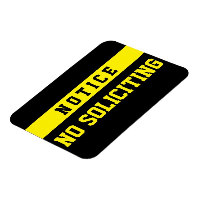 No Soliciting [Magnet] Magnet (Vänstra Sidan)