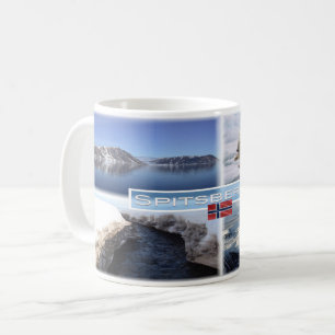 NO Spitsbergen - Svalbard - Fjord - Polar Bear - Kaffemugg