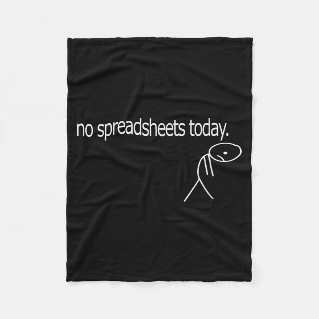 No Spreadsheets Today Accounting Spreadsheets Acco Fleecefilt (Framsidan)