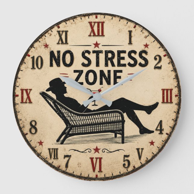 No Stress Zone  Stor Klocka (Framsida)