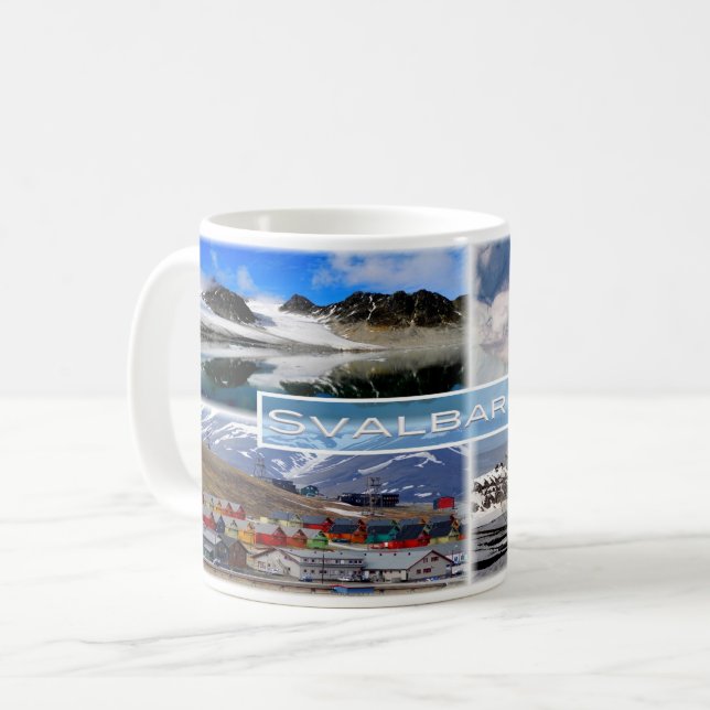 NO Svalbard - Gullybreen Magdalenefjorden - Kaffemugg (Framsida vänster)