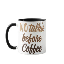 NO talkie före kaffe