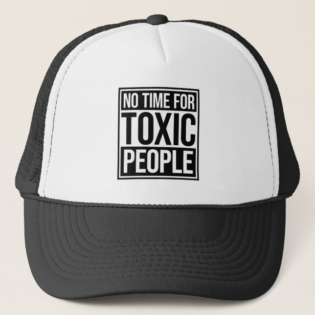 No Time Toxic People Boundaries Self Care Quote Keps (Framsida)