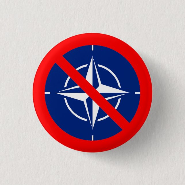 No to NATO Knapp (Framsida)