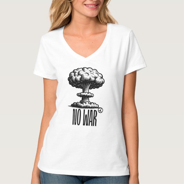 NO TO WAR T-Shirt (Framsida)