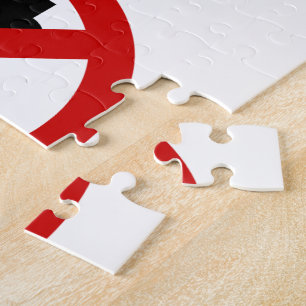 NO Tuk-Tuk TAXI ⚠ Thai Road Sign ⚠ Pussel