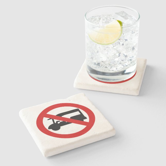 NO Tuk-Tuk TAXI ⚠ Thai Road Sign ⚠ Underlägg Sten (Sidan)