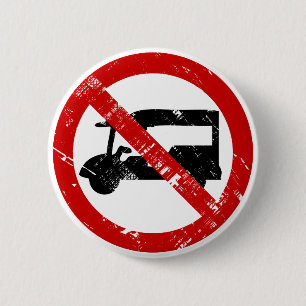 NO Tuk-Tuk TAXI Vintage ⚠ Thai Road Sign ⚠ Knapp