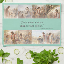 No unimportant person kökshandduk