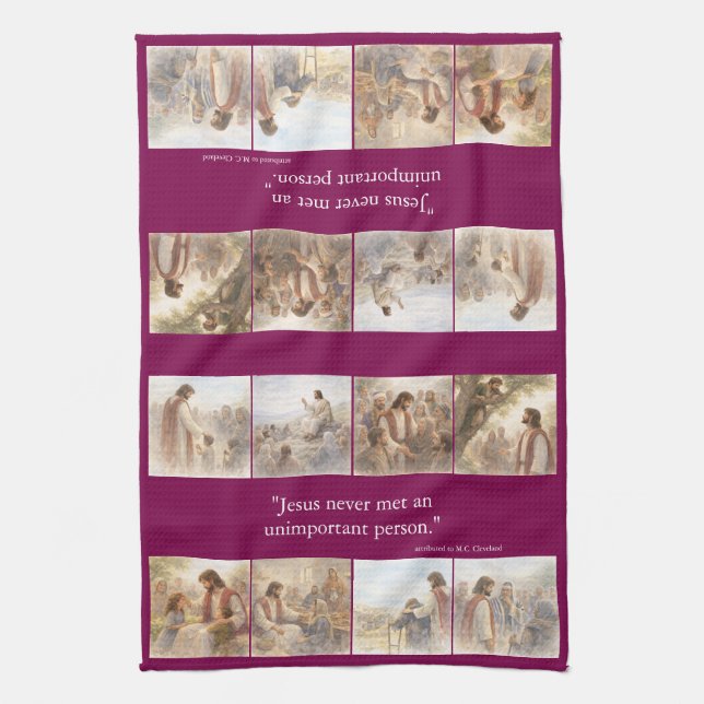 No unimportant person kökshandduk (Vertikal)