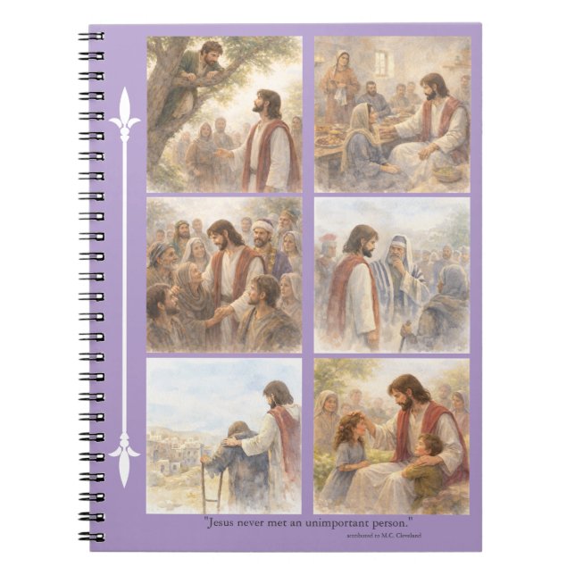 No unimportant person notebook anteckningsbok (Framsidan)