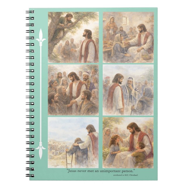 No unimportant person notebook anteckningsbok (Framsidan)